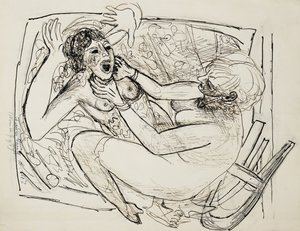 女性の戦い; 女性の戦い 作： Max Beckmann