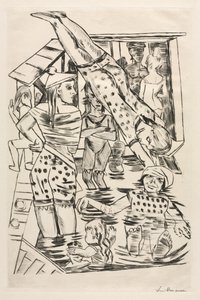 女湯 作： Max Beckmann