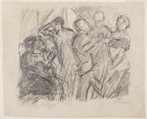 直訳: I [最初] 社会党のためのスケッチ 作： Max Beckmann