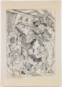 プレート 10: 最後の者たち 作： Max Beckmann