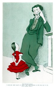 マシューアーノルド1822-1888とその姪、1904年。 作： Henry Maximilian Beerbohm