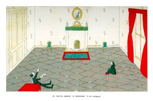 Tennyson氏、1904年、メモリアダムを彼の主権者に朗読する。 作： Henry Maximilian Beerbohm