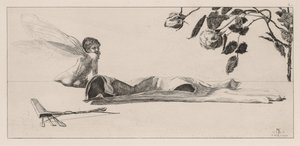 手袋：愛、1880 作： Max Klinger