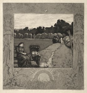 チャイルド、オン・デス、パートI、作品XIより 作： Max Klinger