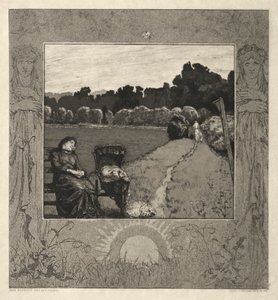 子供、死について、パートI、作品XIの種類、ヴォム・トデ、パートI、作品XI、1889年から。 作： Max Klinger