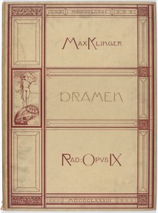 ドラマ: X シートの VI モチーフ。 エッチング Opus IX 作： Max Klinger