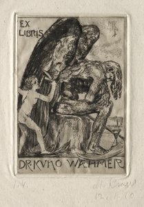 Ex Libris 久野ウェーマー博士 作： Max Klinger