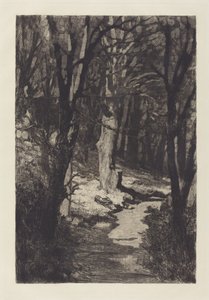 Im Walde 森の中で、1883年。 作： Max Klinger