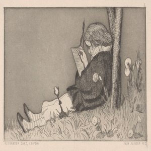 絵画的な献辞。 作： Max Klinger