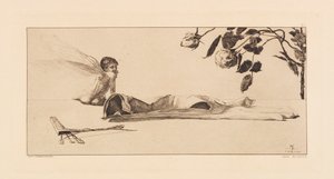 Opus VI、1881年の手袋の発見に関するパラフレーズから。 作： Max Klinger