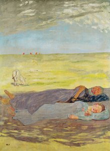 エジプトへのフライトで休む、1912