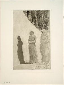 恥、愛からのプレート 9 作： Max Klinger