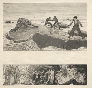Vom Tode I、（Opus II、1889）No. 2 作： Max Klinger