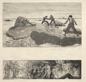Vom Tode I、Opus II、1889 No. 2。 作： Max Klinger