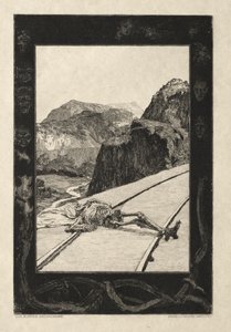Vom Tode I、Opus II、1889 No. 8。 作： Max Klinger