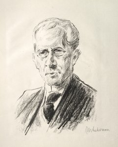 Arno Holz フォルダー: Arno Holz の肖像 作： Max Liebermann