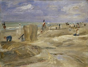ノールドワイクのビーチ 作： Max Liebermann