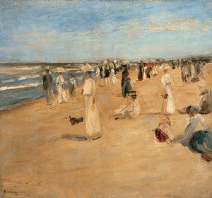 ノールドワイクのビーチ、1911年。 作： Max Liebermann