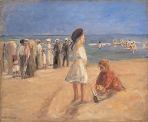 ビーチライフ、1916年。 作： Max Liebermann