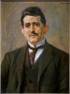 出版社ブルーノキャシラーの肖像 作： Max Liebermann