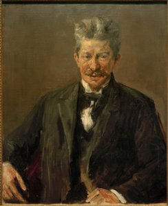 デンマークの文学史家ゲオルク・ブランデスの肖像 作： Max Liebermann