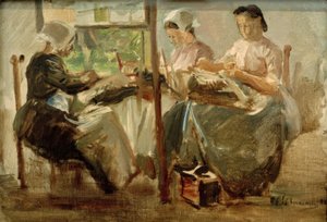 ブラバントレースメーカー 作： Max Liebermann