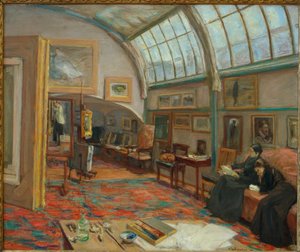 アーティストのスタジオ 作： Max Liebermann