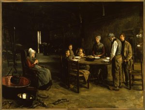 テーブルの祈り 作： Max Liebermann
