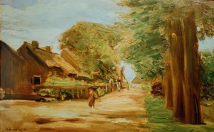 ラーレンの村の通り 作： Max Liebermann