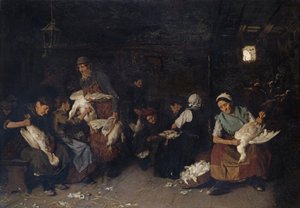 グースプラッカー 作： Max Liebermann
