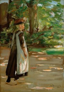 歩く女の子 作： Max Liebermann