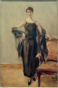 Genia Levine、立っています 作： Max Liebermann