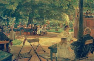 テントの中 作： Max Liebermann