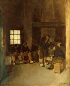 パイロットの部屋で 作： Max Liebermann