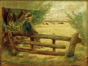 牛を持つ少年 作： Max Liebermann