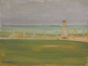 レディ・アット・ザ・ビーチ、1901 作： Max Liebermann