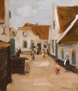 M.リーバーマン、ノールトウェイクのドルフシュトラーセ 作： Max Liebermann