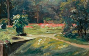 M.リーバーマン、ヴァンゼーガルテンフラワーテラー。 作： Max Liebermann