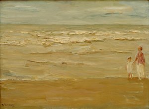 海の写真-ビーチと湖 作： Max Liebermann