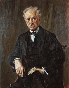 作曲家リチャードゲオルクシュトラウス1864-1949、1918の肖像。 作： Max Liebermann