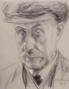 自画像 作： Max Liebermann