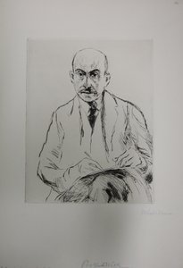 70歳の自画像 作： Max Liebermann