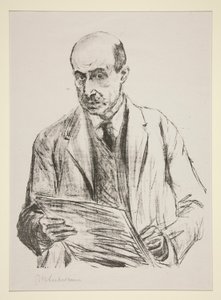 自画像 作： Max Liebermann