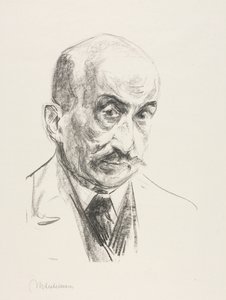 自画像、1921年。 作： Max Liebermann