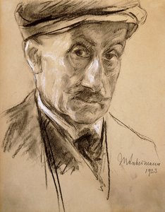 自画像、1923 作： Max Liebermann