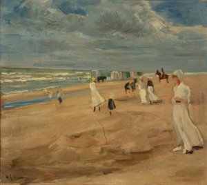 ノールドワイクのビーチ 作： Max Liebermann