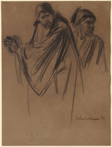 ダマスカスへの道のセントポールのための研究、1896。 作： Max Liebermann