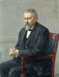 自然科学者、ヘルマン・ストレベル（1834-1914）1905（キャンバスに油彩） 作： Max Liebermann