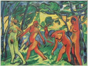 青い日（女性の輪舞） 作： Max Pechstein