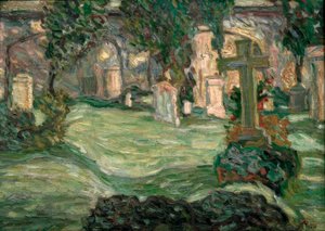 ドレスデンのエリアス墓地 作： Max Pechstein